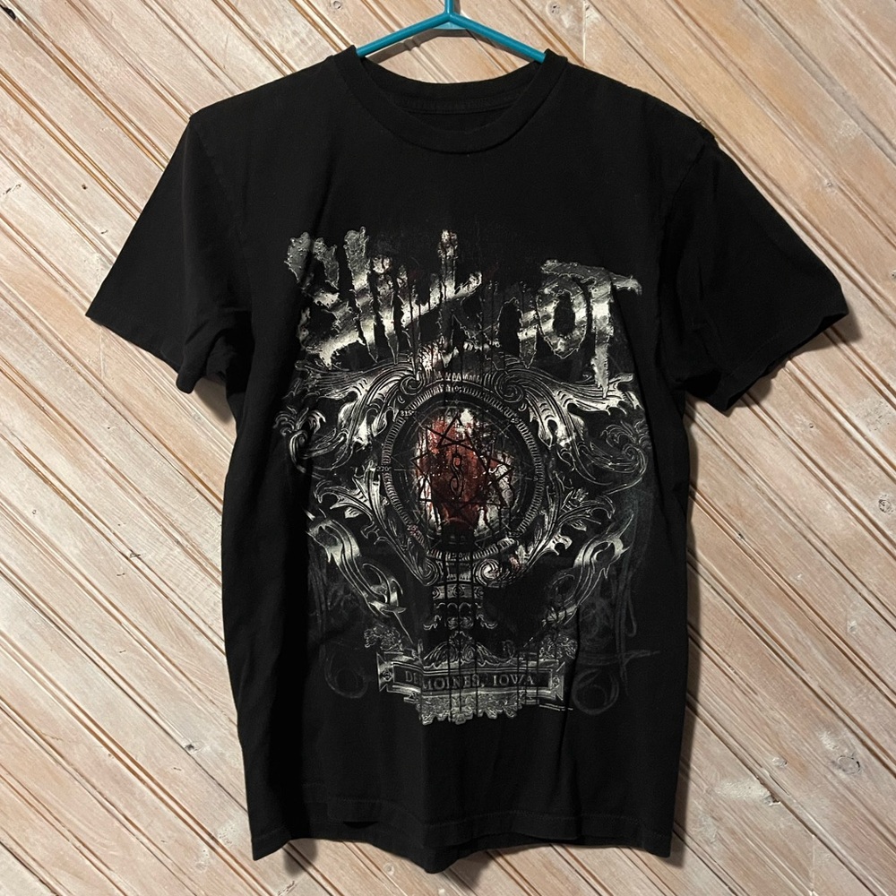 Slipknot heavy metal rock band T shirt short sleeve Des Moines Iowa graphic tee